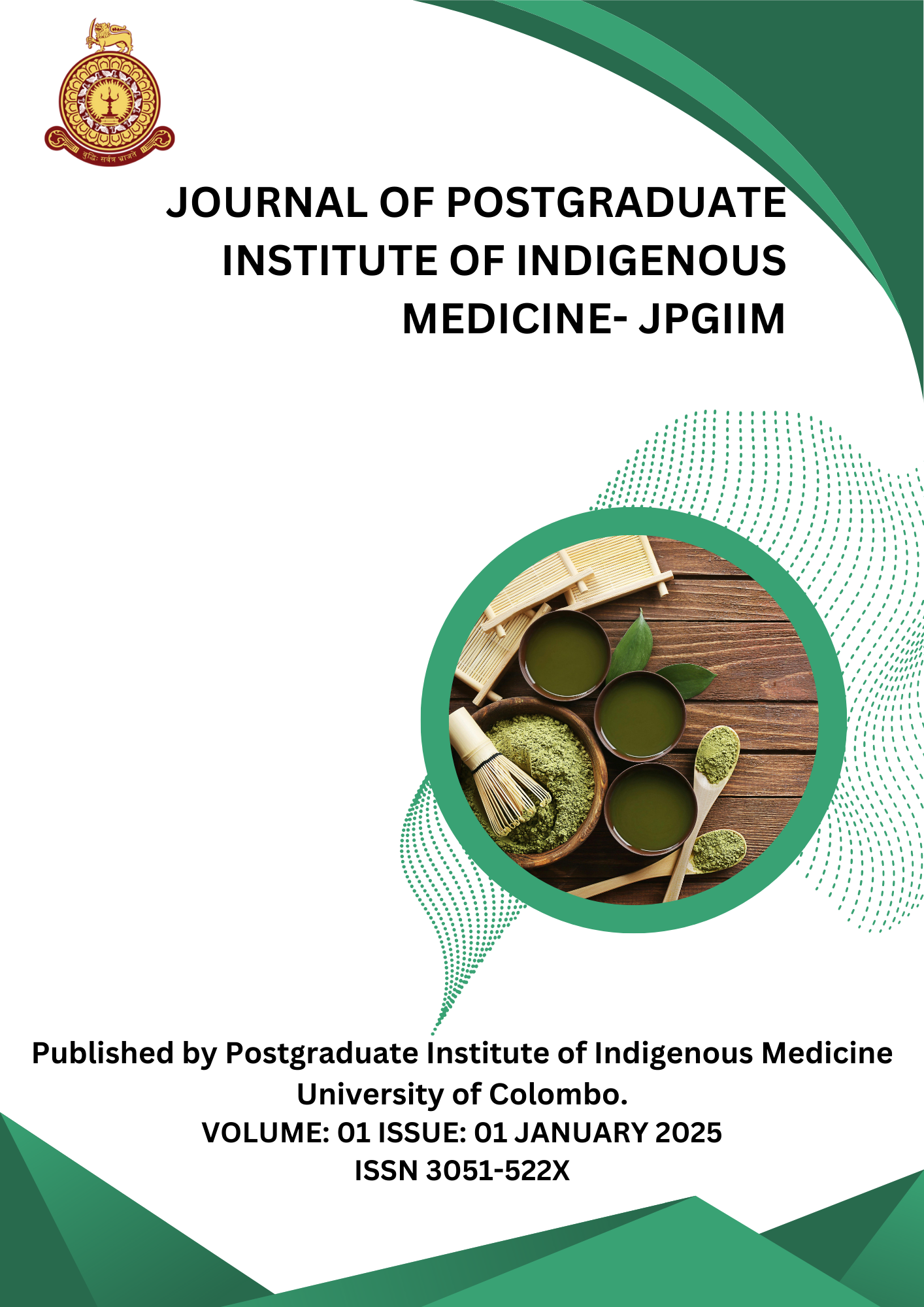 Call for Papers – Journal of Postgraduate Institute of Indigenous Medicine(JPGIIM)