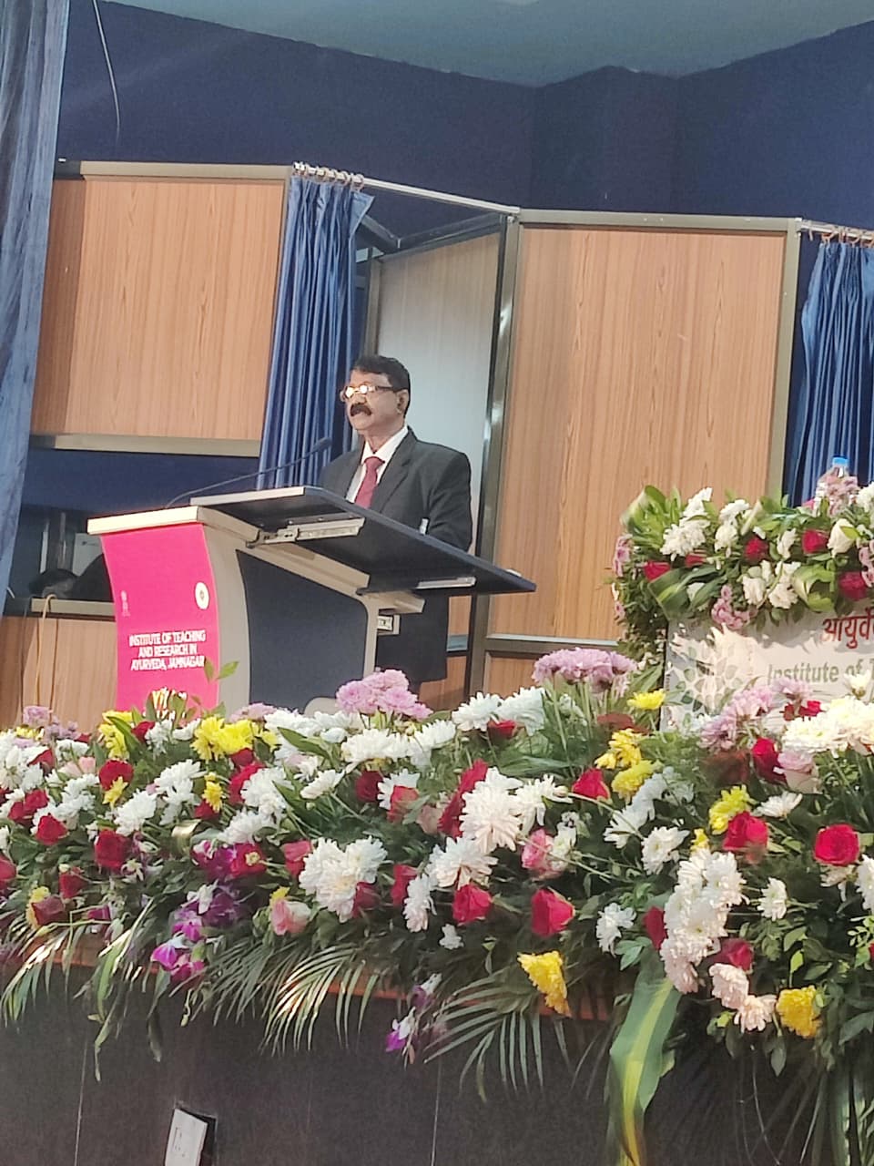 Professor SMS Samarakoon-Director/PGIIM, Delivers Keynote Address at AYUR GERICON 2025, ITRA Jamnagar, India Professor SMS Samarakoon-Director/PGIIM, Delivers Keynote Address at AYUR GERICON 2025, ITRA Jamnagar, India