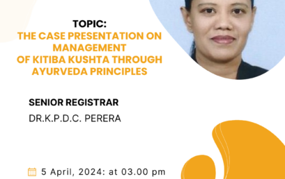 The Case Presentation on Management of Kitiba Kushta through Ayurveda Principles