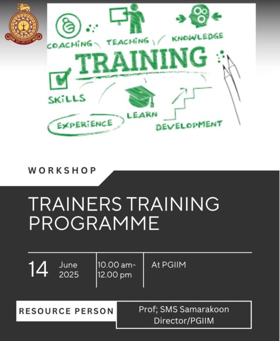 Trainers’ Training Programme – 14th June 2025