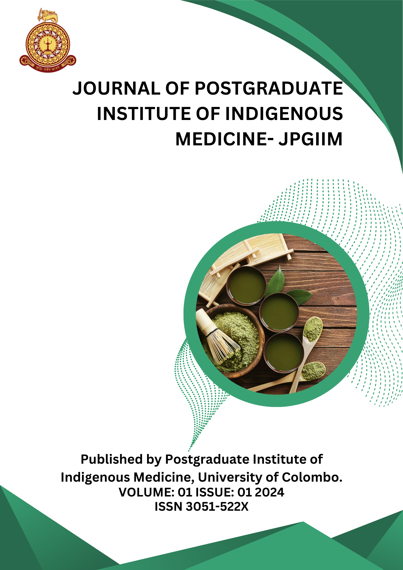 Call for Papers – Journal of Postgraduate Institute of Indigenous Medicine(JPGIIM)