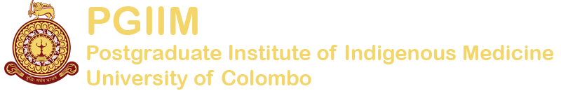Postgraduate Institute of Indigenous Medicine |  University of Colombo