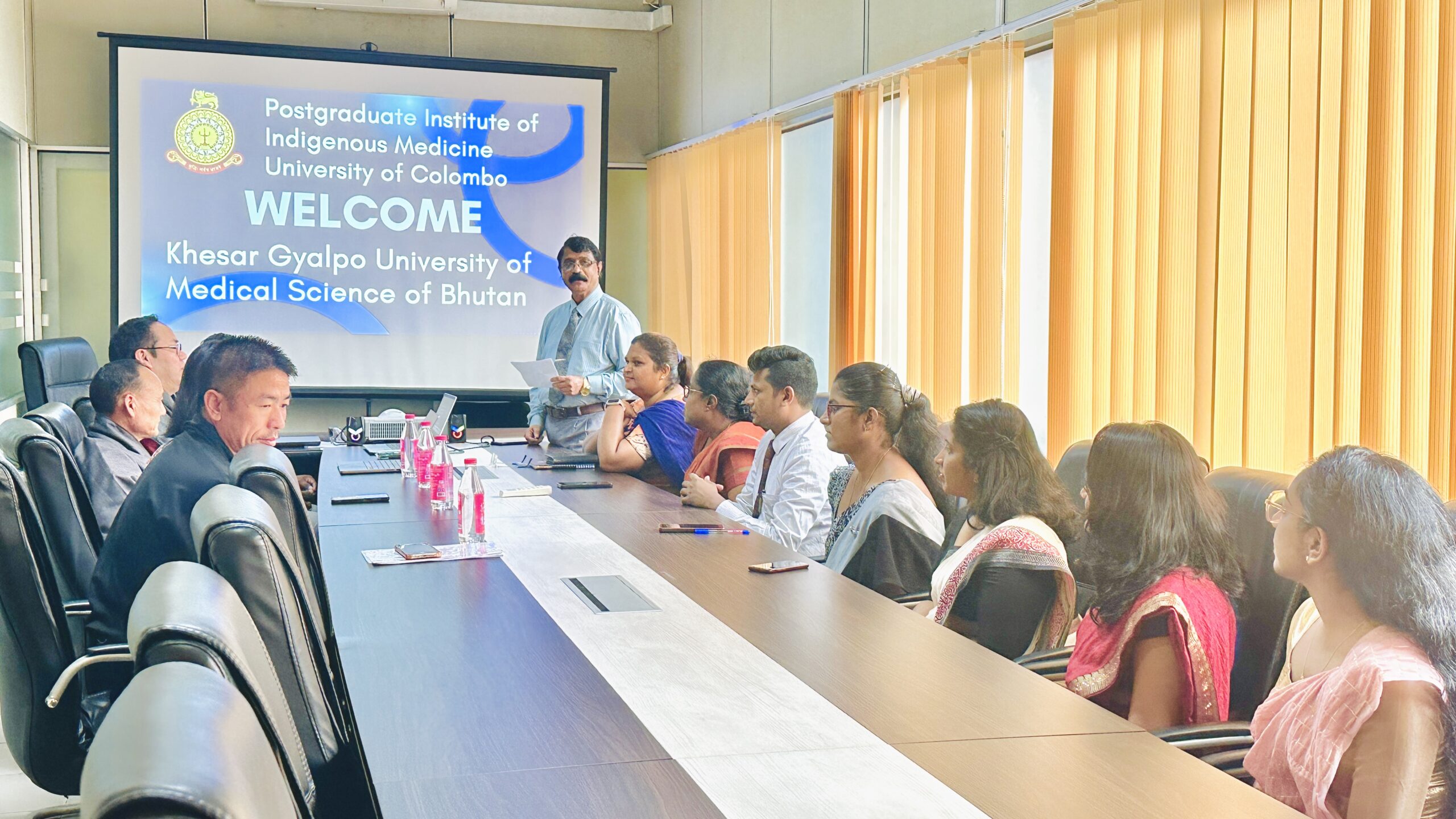 Institutional Visit by Delegation from Khesar Gyalpo University of Medical Sciences of Bhutan