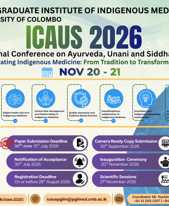 Paper Submission Deadline Extended – ICAUS 2026