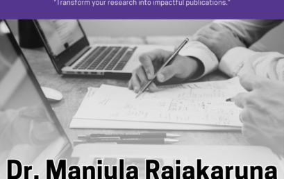 Lecture on Scientific Writing: From Research to Publication