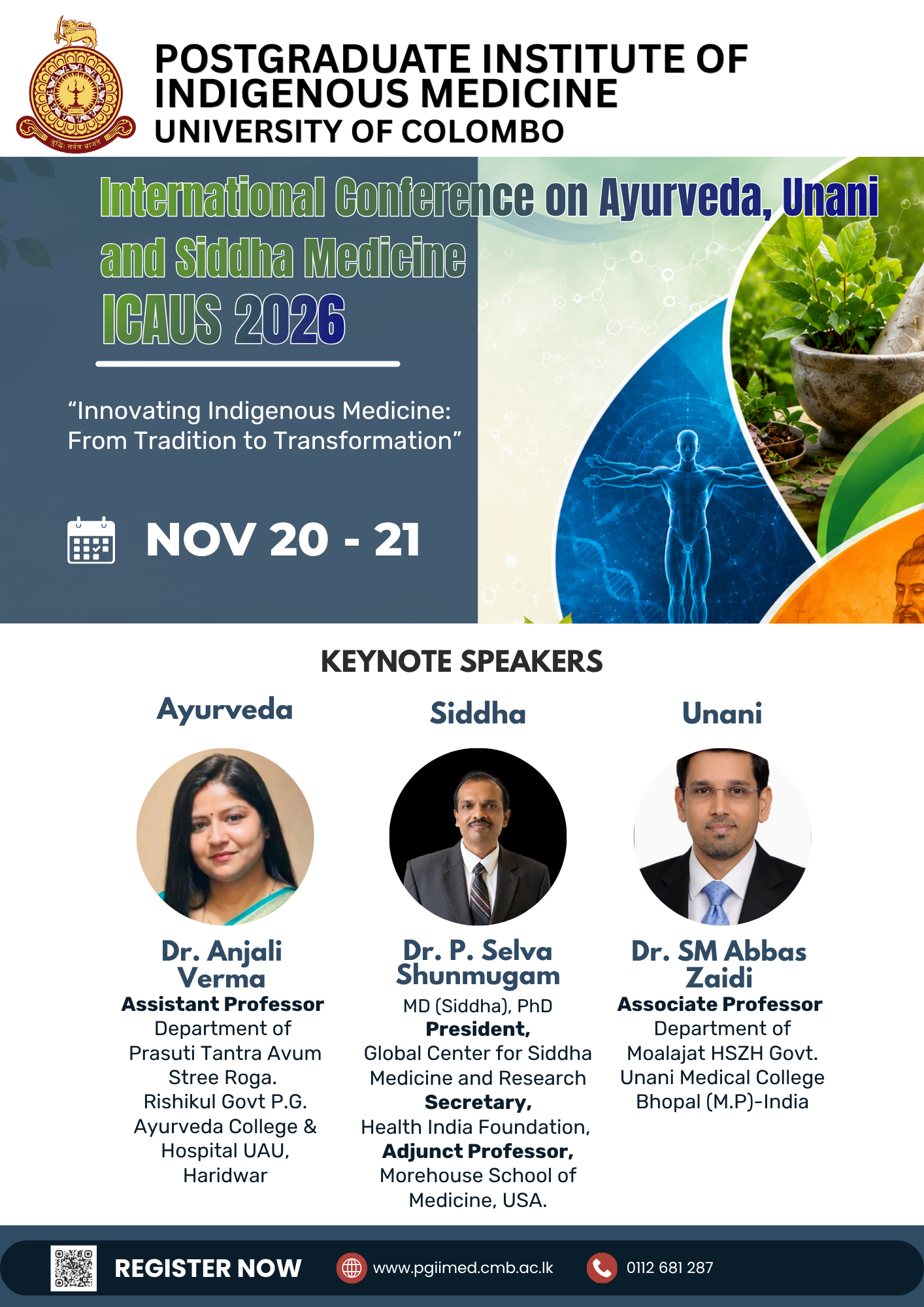 MEET THE KEYNOTE SPEAKERS OF ICAUS 2026